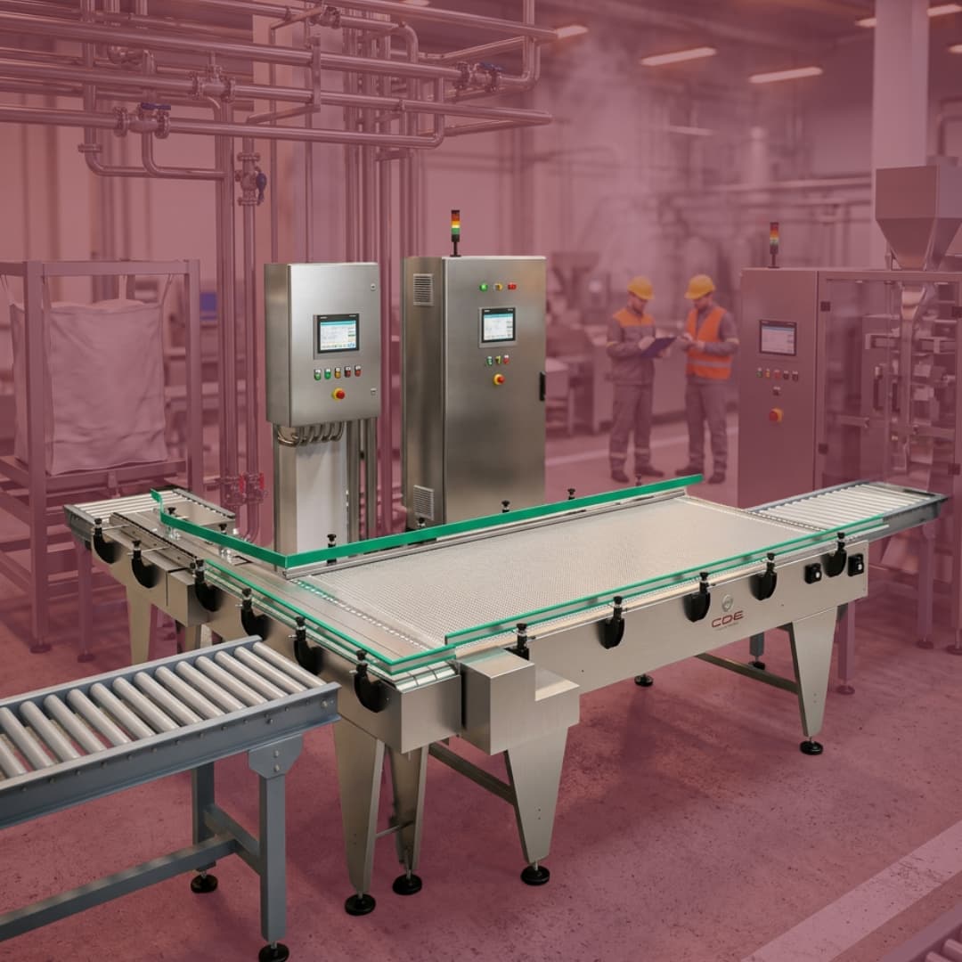 imagen de mesa paletizadora en producción